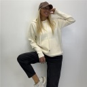 felpa con tasca frontale senza zip comfort